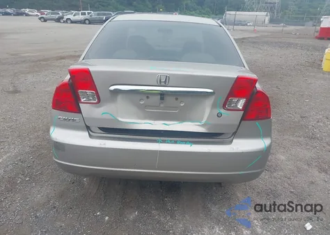 2002 Honda Civic Ex z USA, uszkodzony, nr VIN 2HGES26782H590125